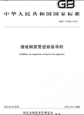 埋地鋼質(zhì)管道檢驗導則國標∕T 37368-2019